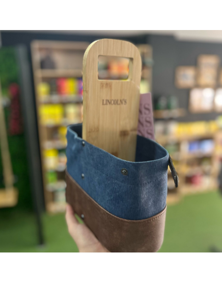 P.T Lincoln's MINOTAURO c/asa mad. y bro. AZUL/TAB