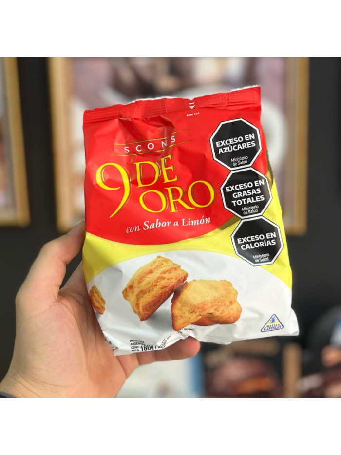 9 de oro SCONS LIMON 180g.