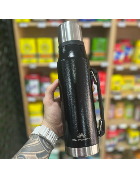 Termo acero inox. mod.ST. EL PAISITO 1L - NEGRO