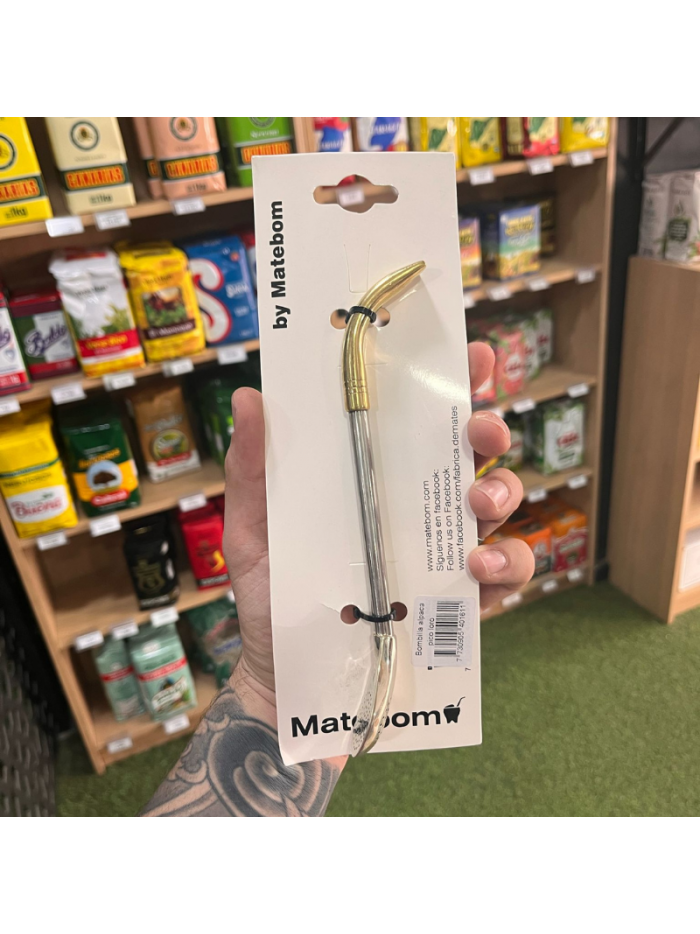 Bombilla ALPACA PICO DE LORO DORADO