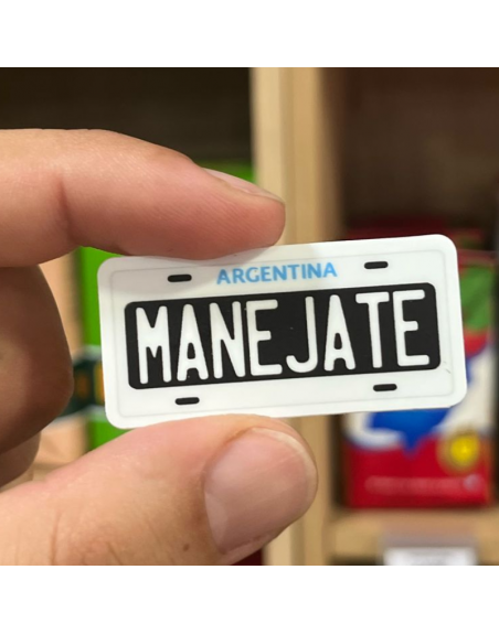 Pegatina MANEJATE AR 5x5