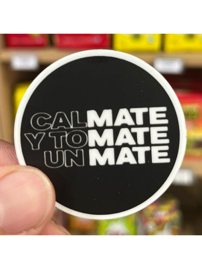 Pegatina CALMATE 5x5