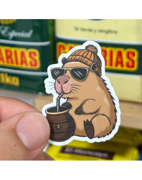 Pegatina CARPINCHO 5x5