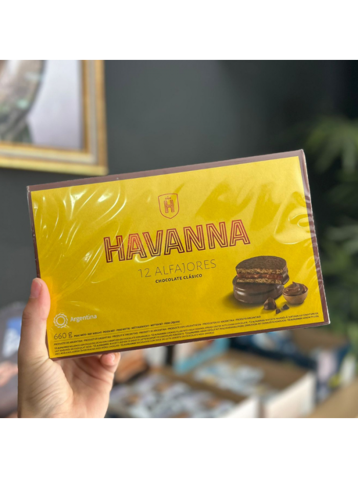 Alfajor HAVANNA CHOCOLATE x 12 unid.