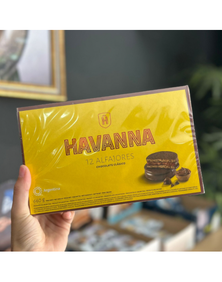 Alfajor HAVANNA CHOCOLATE x 12 unid.