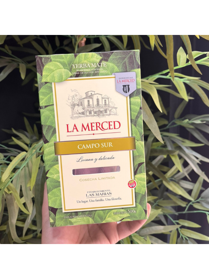 Yerba Mate Merced DE CAMPO SUR 1/2 kg.