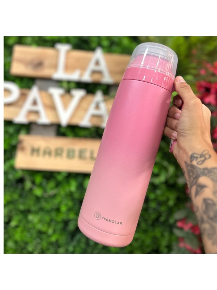 Termo acero inox. TERMOLAR R-EVOLUTION 1L - Rosa