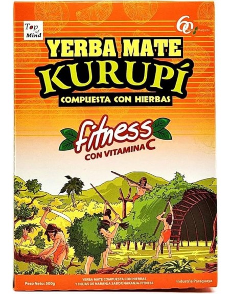Yerba Mate KURUPI FITNESS 1/2 kg.