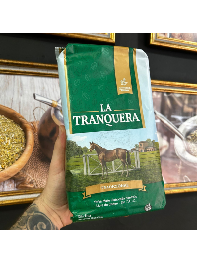 Yerba Mate LA TRANQUERA tradicional 1 kg.