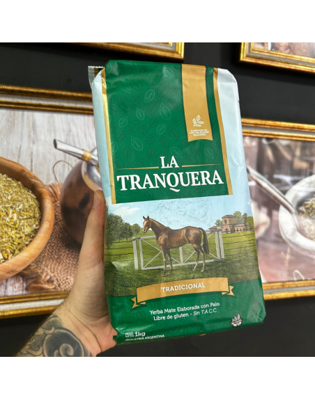 Yerba Mate LA TRANQUERA tradicional 1 kg.