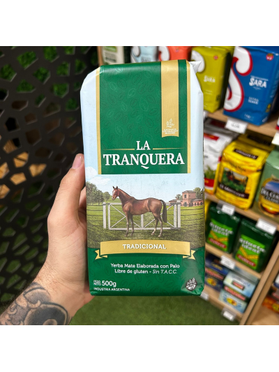 Yerba Mate LA TRANQUERA tradicional 1/2 kg.