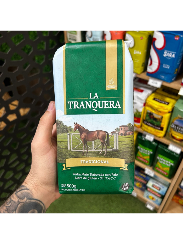 Yerba Mate LA TRANQUERA tradicional 1/2 kg.