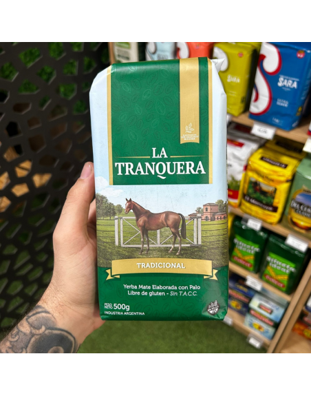 Yerba Mate LA TRANQUERA tradicional 1/2 kg.