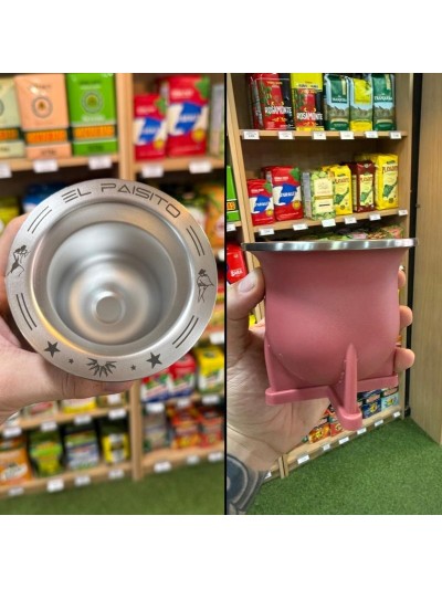 Camionero inox TANGO/GAUCHO 280ml ROSA