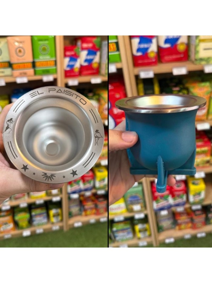 Camionero inox TANGO/GAUCHO 280ml TURQUESA