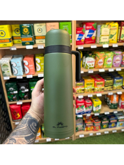 Termo acero inox. EL PAISITO 1L - VERDE