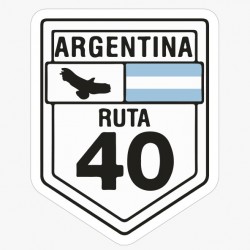 Pegatina RUTA 40 5x5