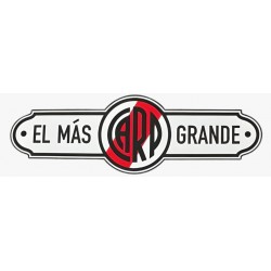 Pegatina RIVER EL MAS GRANDE 5x5