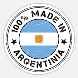 Pegatina MADE IN ARGENTINA 5x5