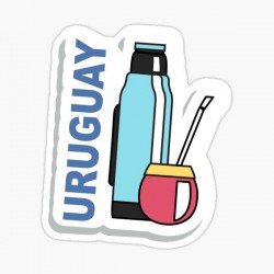 Pegatina UY TERMO Y MATE 5x5