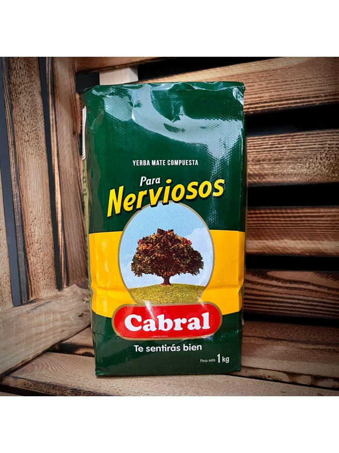 Yerba Mate CABRAL NERVIOSOS 1 kg.