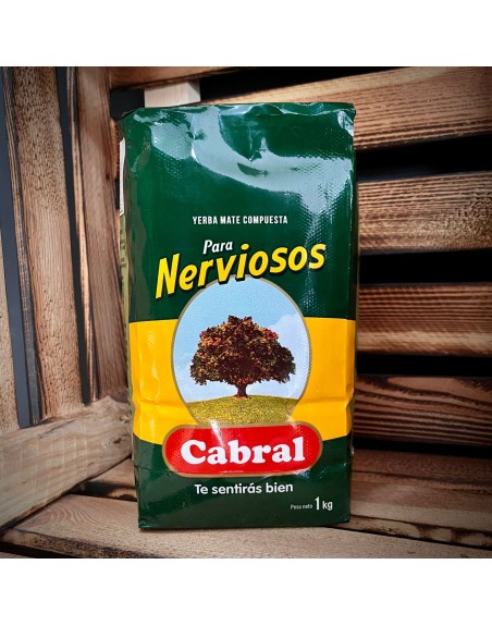 Yerba Mate CABRAL NERVIOSOS 1 kg.