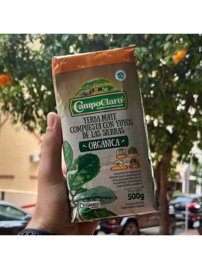 Yerba mate Campo Claro Compuesta ORGANICA 500g