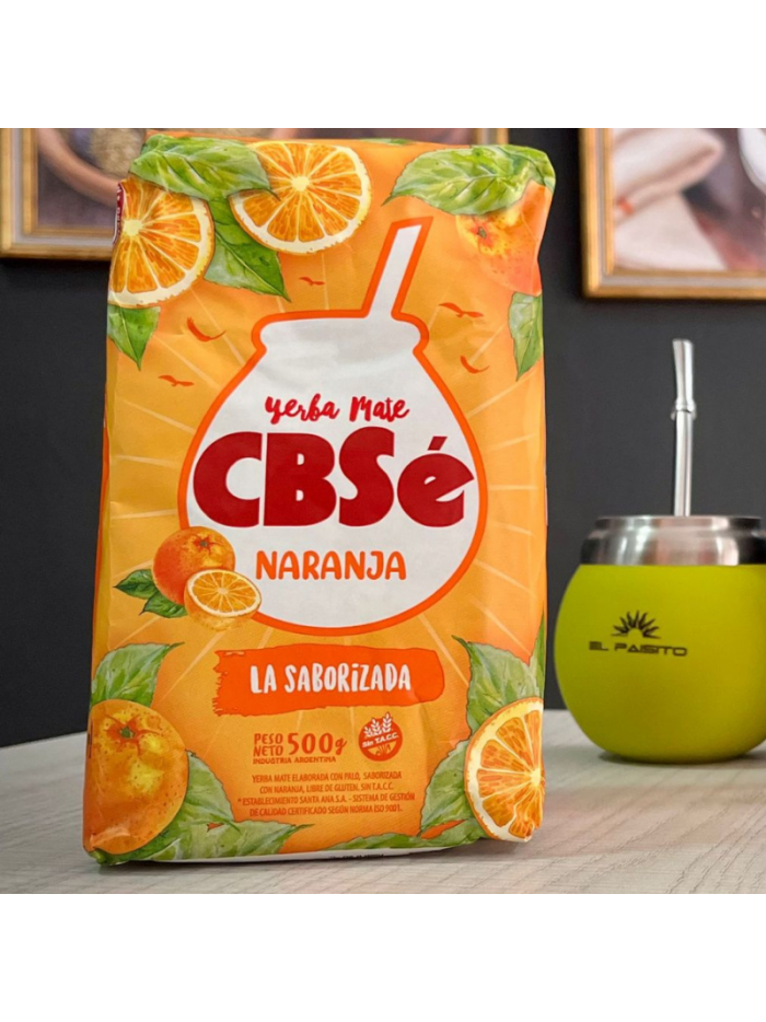Yerba Mate CBSé NARANJA 1/2 kg.