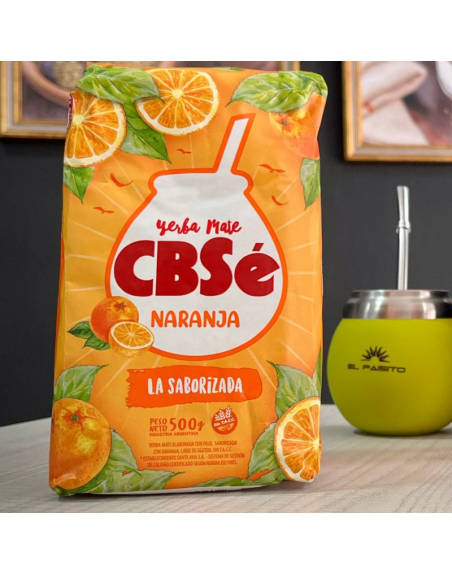 Yerba Mate CBSé NARANJA 1/2 kg.