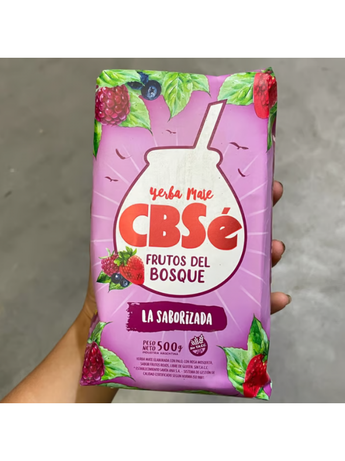 Yerba Mate CBSé FRUTOS DEL BOSQUE 1/2 kg.
