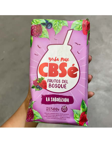 Yerba Mate CBSé FRUTOS DEL BOSQUE 1/2 kg.