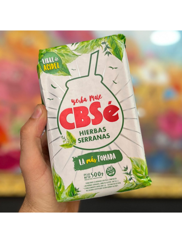 Yerba Mate CBSé Hierbas Serranas 1/2 kg.