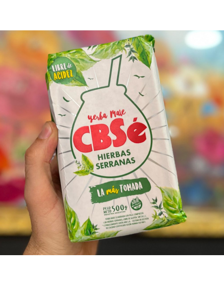 Yerba Mate CBSé Hierbas Serranas 1/2 kg.