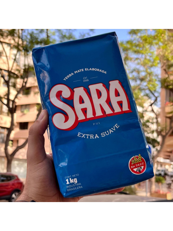 Yerba Mate Sara Azul 1 kg.