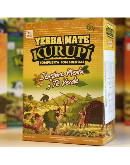 KURUPI JENGIBRE,MENTA Y TÉ VERDE 500g