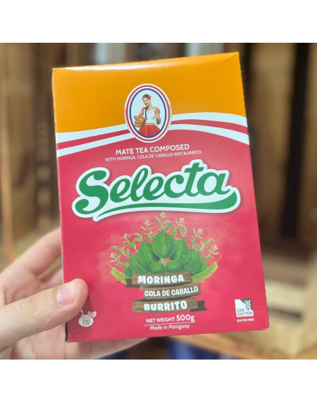 SELECTA MORINGA, COLA DE CABALLO, BURRITO 500G