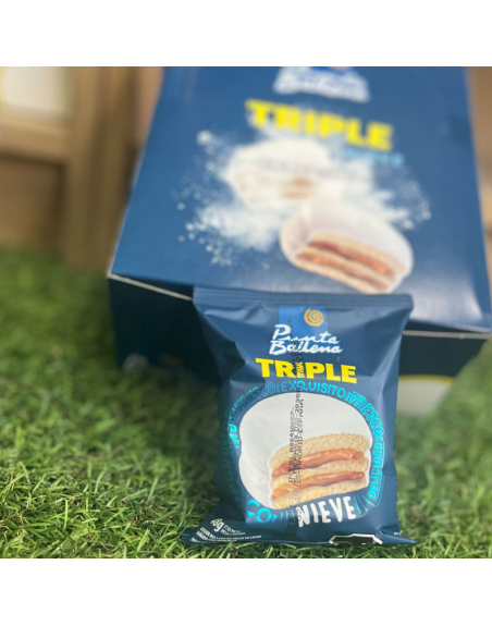 Alfajor PUNTA BALLENA TRIPLE NIEVE 48g x 12u