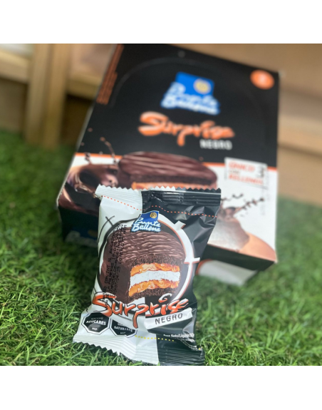 Alfajor PUNTA BALLENA SURPRISE NEGRO 60g x 8u