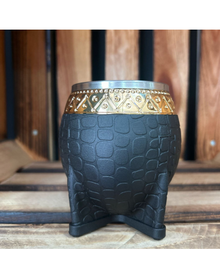 Mate imperial torpedo acero inox 200ml - NEGRO