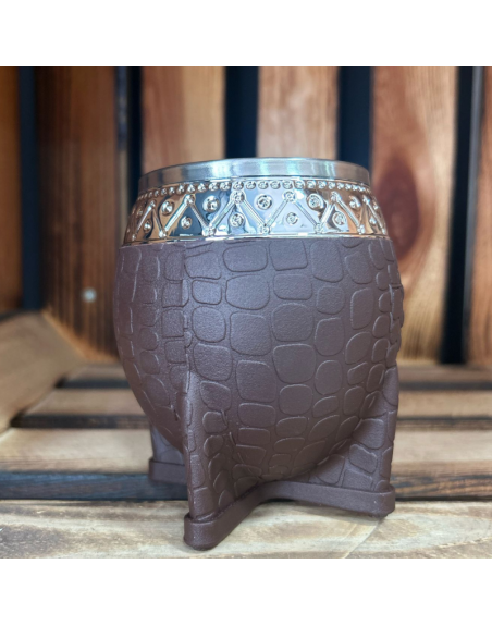 Mate imperial torpedo acero inox 200ml - MARRON