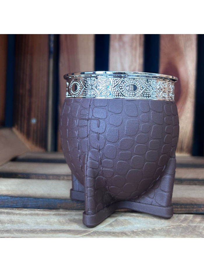 Mate imperial camionero acero inox 200ml - MARRON