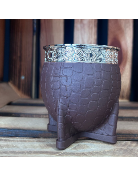 Mate imperial camionero acero inox 200ml - MARRON