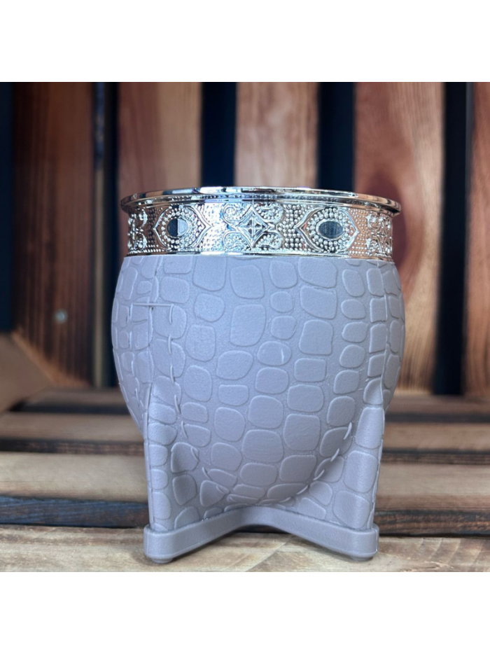 Mate imperial camionero acero inox 200ml - GRIS