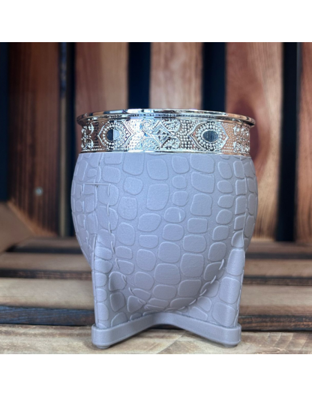 Mate imperial camionero acero inox 200ml - GRIS