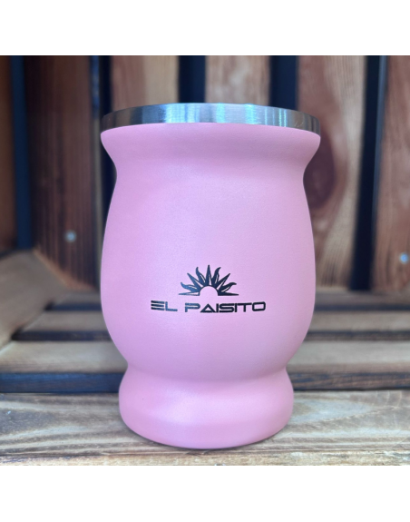 Mate Copa Acero inox.  - ROSA