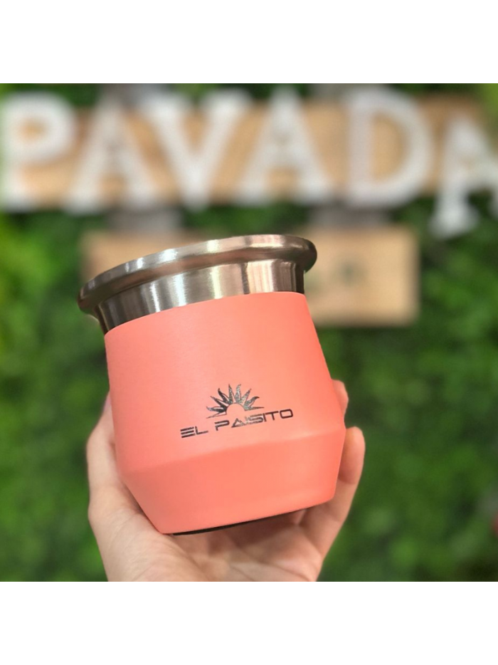 Mate Acero inox. Camionero CORAL 270ml