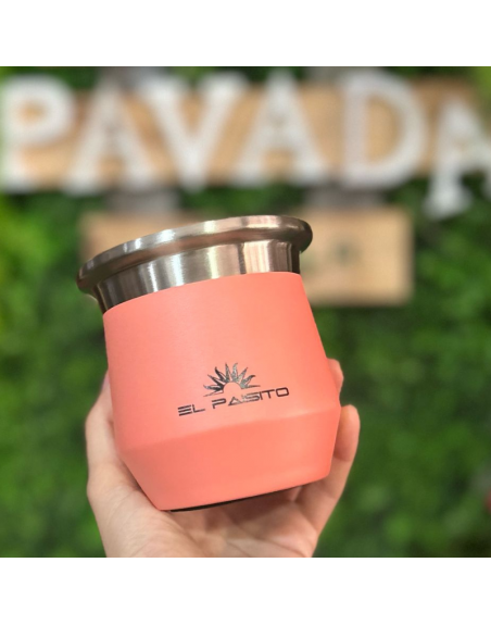 Mate Acero inox. Camionero CORAL 270ml