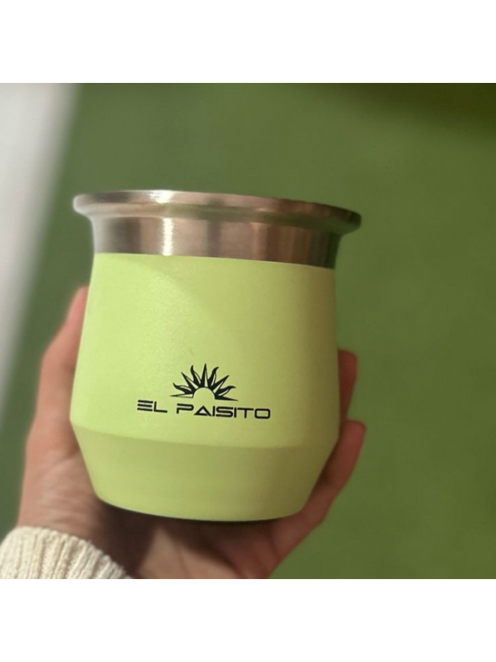 Mate Acero inox. Camionero OLIVO 270ml