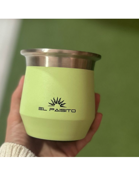 Mate Acero inox. Camionero OLIVO 270ml