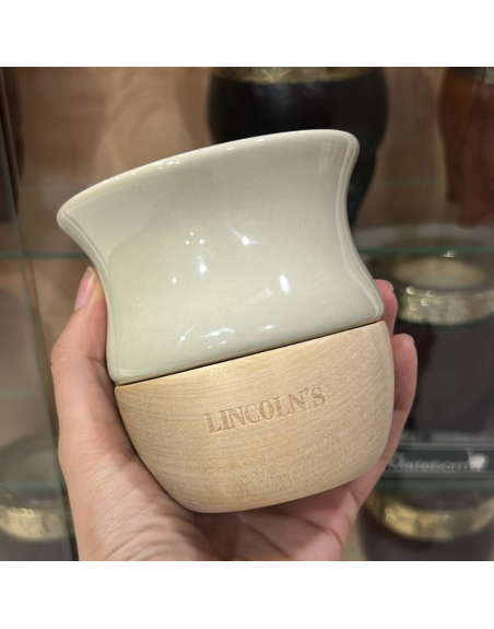 Mate Lincoln's NAURU ceramica c/madera ARENA